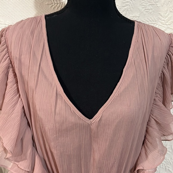 Anthropologie Forever That Girl ruffle top, size large, NWT - Picture 2 of 15